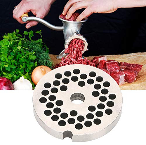 Avec Trou Pour Accessoire De Cuisine,Lames De Disques De Plaque De Hachoir À Viande En Acier Inoxydable, Pour La Fixation Du Mélangeur Et Du Hachoir, En Option (3Mm, 5Mm, 8Mm, 10Mm)(5mm), hachoir