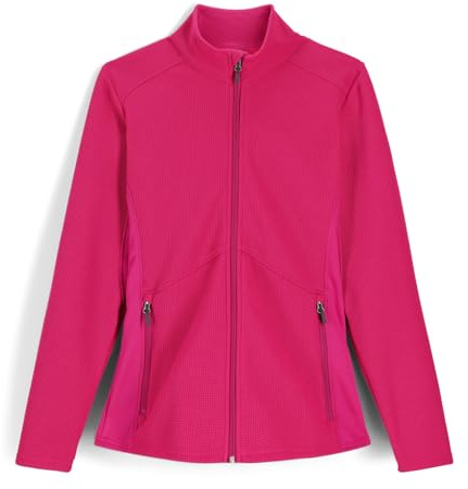 Spyder Damen Bandita Full Zip Jacke Fleecejacke mit durchgehendem Reißverschluss