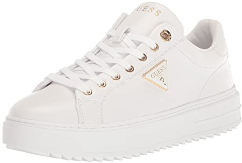GUESS Denesa, Scarpe da Ginnastica Donna, White 145, 37.5 EU