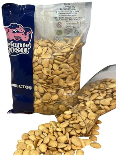 Almendras Fritas con Sal sin Piel 1kg – Almendras Repeladas Artesanales – Snack Saludable Rico en Proteínas y Fibra – Formato Ahorro 1 Kilo – Calidad Gourmet Elefante Rosa