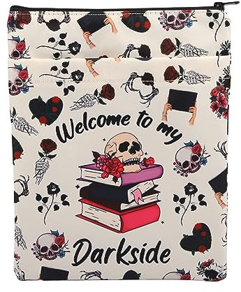 Dark Romance Reader Book Cover Morally Grey Gift Spicy Book Club Book Sleeve Slut Lovers Gift Welcome to My Darkside Book Merch for Bookish (Darkside BM)