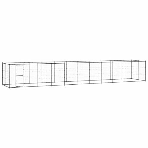 BaraSh Outdoor-Hundezwinger Dog House Outdoor Pet Comfort Katzengehege Hundeauslauf DraußEn Tiergehege Stahl 26,62 m² 3082302