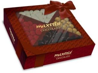 Cioccolato Confetti Maxtris - Praline Vanity Chocolate Red - Confezione da 400 g