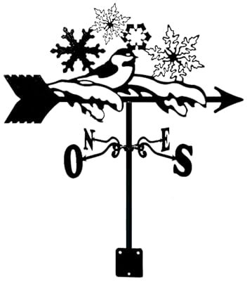 Girouette pour cour, pie, oiseau, golfeur, girouette en acier inoxydable, indicateur de direction du vent, outils de mesure pour cour, outil de mesure pour toit extérieur, abris de jardin, cour