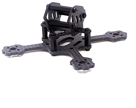 QXWRLD X2 FPV DIY 80 mm, for MINI, Quadrocopter-Rahmen, Multirotor-Rennrahmen, Kohlefaser-Quadcopter-Kit, RC-Multirotoren, Drohnenqualität ZMR DIY Drohnenbausatz