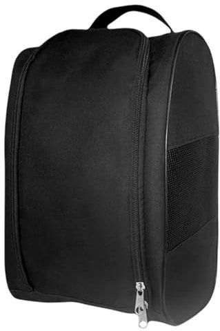 Wasserdichte Schuhtasche, Schuhtaschen, wasserdicht, staubdicht, Reise-Schuhtasche, Golf-Schuhtasche für Golfschuhe, Stiefeltasche, Fußballschuhtasche, Mehrzweck-Schuhbeutel für Reisen., Schwarz ,