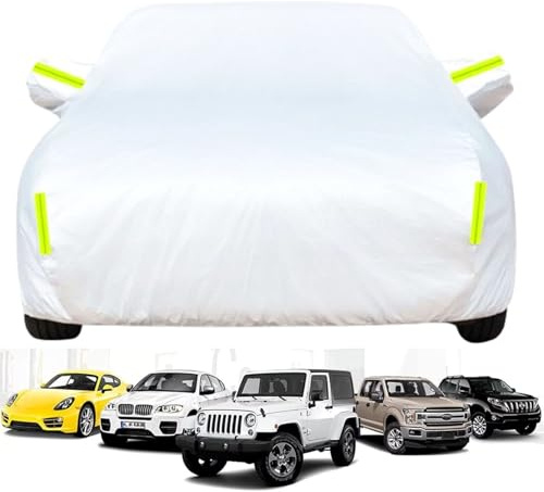 Autogarage Abdeckung Winter für Volkswag Caddy 5 2021-2024,Autoabdeckung Winter Vollgarage Auto Abdeckung Outdoor Regen- und schneefest,Antifouling,Reflektorstreifen