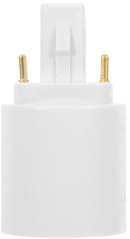 OSALADI Convertidor De Base De La Lámpara De Lámpara G24D A E27 Adaptador De Bombilla De 2 Pinzas Adaptador Estándar De La De Tornillo Estándar Para Bombilla LED Light