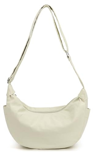 Kommodum Borsa Mezzaluna Tracolla Donna Grande, Borsa a spalla Stile casual con Tracolla regolabile, Messenger Crossbody Moon Bag km31