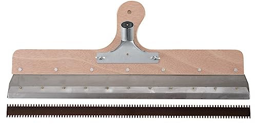 CDZHLTG Rascador de cemento autonivelante epoxi mortero de cemento manual, con dientes y herramientas de construcción adaptadoras, Herramienta de Construcción para Pintura Y Desnatado