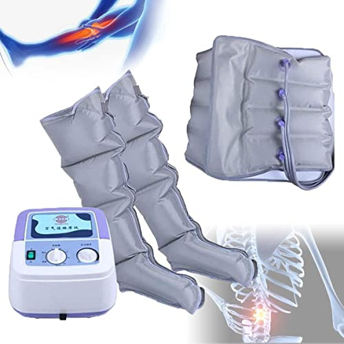 BOOZXCV Drainage lymphatique, Appareil de Massage de Jambe, Bottes de récupération favorisent la Circulation Sanguine et Le Drainage lymphatique pour la Jambe, Le Pied, Les Chevilles