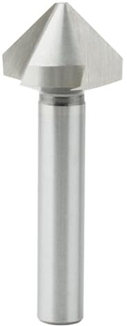 Punta per Trapano Svasatore 4 5-60 mm 3 Taglienti 90 Gradi Hss per Smussare Acciaio Inossidabile Alluminio e Legno Pratica (60 mm 1 Pezzo)