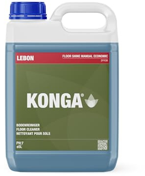 Konga Floor Shine – marmor- och fläckrengörare. Perfekt för rengöring av keramik, granit, marmor, sten eller porslinsplattor. Koncentrat utan sköljning. (5 l)