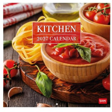 Legami - 2027 kalender för vägg, kök, 12 månader, 30 x 29 cm