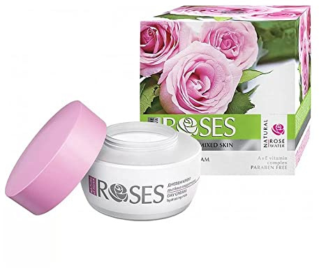 Roses Hydrating & Regenerating Day Cream- With Vitamin and Natural Rose Water - 30ml