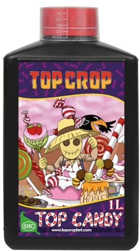 Top Candy 1 L – Fertilizante Orgánico Líquido para Floración, Mejora Aroma, Sabor y Desarrollo de Flores (1 Litros)