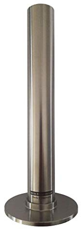 Vase Edelstahl geschliffen, Höhe 19 cm, Made in Germany