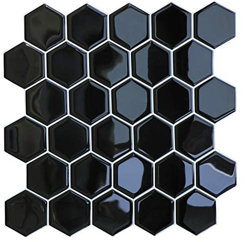 HyFanStr Azulejos de pared para Cocina Autoadhesivos, impermeables vinilos cocina azulejos 3D para baño 4 Piezas