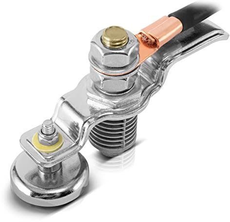 STAHLWERK Magnetische Erdungsklemme EC-200 ST/Masseklemme/Massemagnet für Schweißgeräte und Plasmaschneider bis 200 A