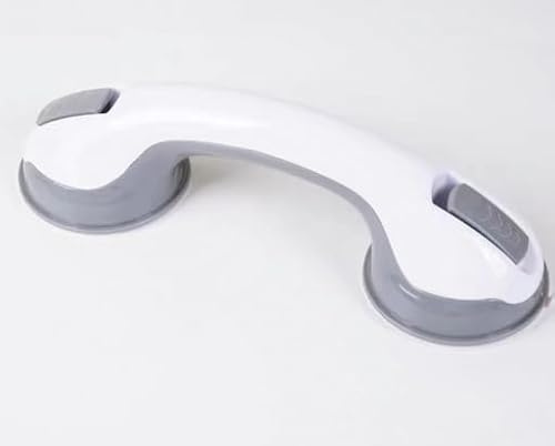 Haltegriffe für Senioren Saugnapf, 2 Stück Duschgriff Saugnapf,Haltegriffe für Dusche Ohne Bohren,Mobiler Haltegriff,Aufstehhilfe Sauggriff,Badewannengriff ohne Bohren,Duschstange