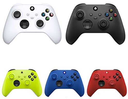 SanSixi Compatibile per X BOX Serise X/S Gamepad Controller con ricevitore wireless 2.4G Maniglia di gioco Rocker anti-scivolo per PC Gamepad Accessori (Giallo)