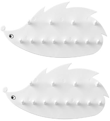 LAKYMIE 2 Stück Hängender Schmuck-Organizer Halsketten Aufhänger Armband Halter Wandbefestigung Ketten Ordner Schmuckaufbewahrung Igelform