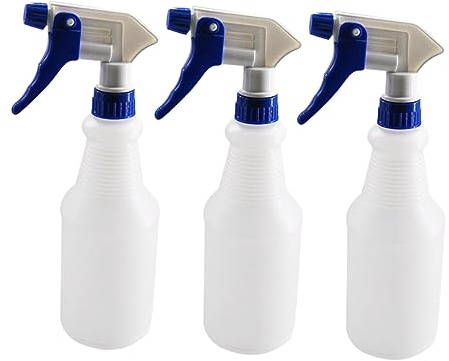 Spruzzatore Piante 750ml Plastico Blu, Set 3 Pezzi | Multiuso per Giardinaggio e Baking, Portatile, Flacone da 750ml per Uso Quotidiano