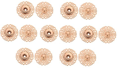10 Paar Kippschalter Druckknopfverschlüsse Kleider Schnappen Druckknöpfe Aus Metall Annähbare Druckknöpfe Vintage Druckknöpfe Dekorativer Druckknopf Legierung Kleidersack Kleidung