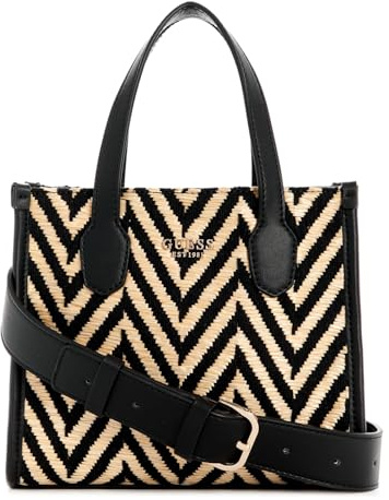 GUESS Silvana Two Compartment Mini Tote Black