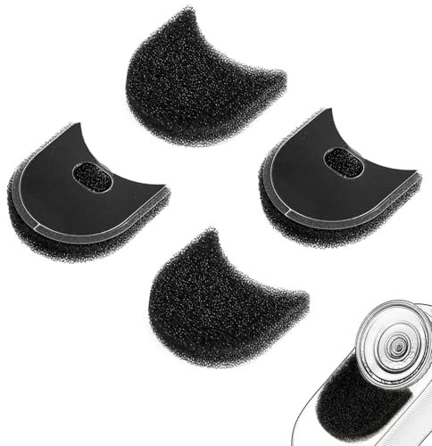 PEUTIER 4uds Protectores de Micrófono, Protector de Viento Reemplazo de Parabrisas de Micrófono Protector de Viento para Micrófono Accesorios de Vídeo Compatible con Insta360 GO 3 y GO 3S