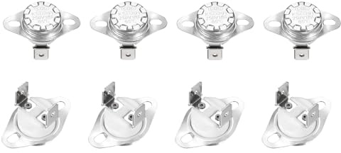 QUARKZMAN 8 Stück Thermoschalter 85°C Geschlossen 250V 16A Temperaturschalter Thermostat KSD301 Bimetall Thermoschutz für Mikrowellen, Backöfen, Kaffeemaschinen