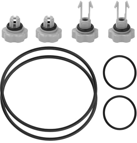 Divove 25004/2500 Filterpumpe Ersatz Dichtungssatz passend für Intex Pool Filterpumpen Ersatzteile (Beinhaltet 5 Arten von Teilen) Poolpumpen Ersatzteile & Zubehör