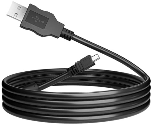 pluX Mini Usb Charger Cable Lead Dash Cam Cable Compatible with Select Fuji Finepix Nikon Digital Cameras for Image Transfer & Select Models Battery Charging