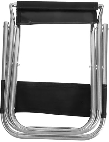 KICHOUSE 90kg Sedia Pieghevole Portatile Per Esterni Sgabello Pieghevole Schienale Per Barbecue e Attività All Aperto Resistente