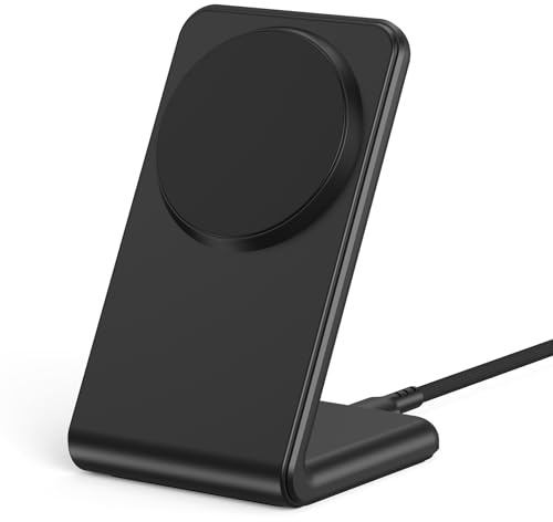 Mag.Safe Charger - iPhone Charger Stand, Fast Magnetic Wireless Charger for iPhone 17/16/15/14/13/12 Series - Black