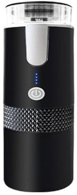 Machine À Café Portable. Machine À Expresso Électrique Portable En Plastique, Rechargeable, Sans Fil, Idéale For La Voiture, La Maison Et L'extérieur, For Une Préparation Facile .Cafetière Nomade(Basi
