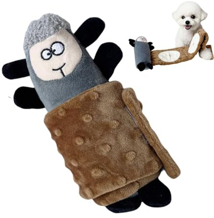 JIEBWCHA Tappeto da annusare per cani, giocattolo per cani con imbottitura, giocattolo di peluche con funzione cigolante, gioco da masticare e gioco interattivo per promozione mentale, per