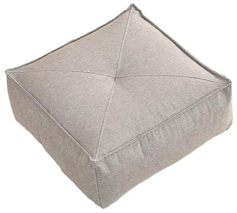 JCXIOC Meditation Cushions Floor Cushion Futon Thick Meditation Pillow for Yoga Sofa Tea Ceremony(Light Gray)