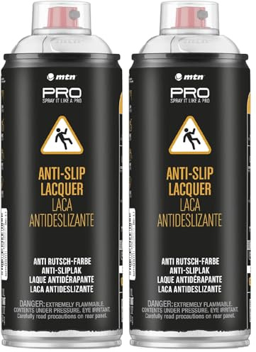 Montana Colors MTN PRO Recubrimiento Antideslizante, Spray 400ml, 1 Unidad (Paquete de 2)