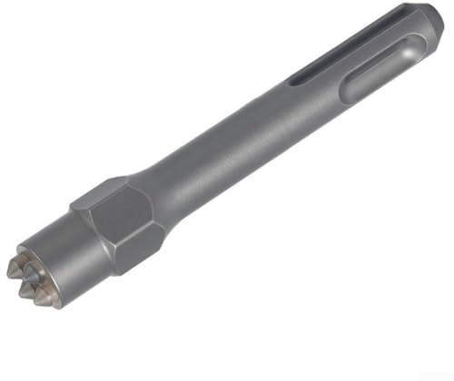 1 punta a martello con boccola per calcestruzzo con materiale metallico, per martello da demolizione, uso su superfici in marmo e cemento (B)