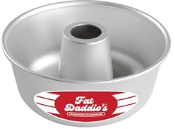Fat Daddio's RMP-5 Anodized Aluminum Small Ring Mold Pan, 5 x 2.25 inch, Silver