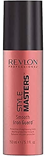 REVLON PROFESSIONAL Style Masters Smooth Control Iron Guard, Bálsamo Suavizante Anti-Frizz con Protección contra el Calor, Control del Alisado y el Encrespamiento, Para Cabello Rizado y Rebelde, 150ml