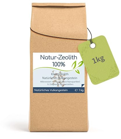 CELLAVITA Natur-Zeolith (100%) - Klinoptilolith | reine Naturmineralie bester Qualität | natürliches Vulkangestein Zeolith Pulver 1kg (1000g)