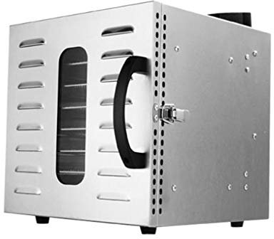 Deshidratador de alimentos Secadora de frutas 8 capas Acero inoxidable comercial, temperatura ajustable profesional 1000W y temporizador digital de 24 horas Pantalla táctil Secadora de alimentos