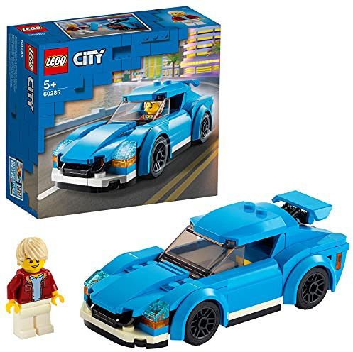 LEGO 60285 City Great Vehicles Sports Car Toy with Removable Roof, Racing Cars Model Building Set, toys for 5 plus Year Old Boys and Girls, Gift Idea