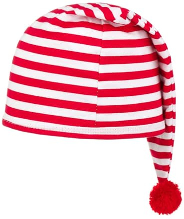 Das Kostümland Schlafmütze für Kinder mit Bommel | Baumwolle - Farbwahl | Schlafwandler Kostüm Party Fasching Geburtstag
