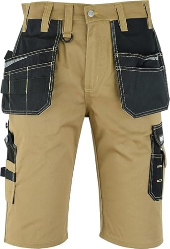 MS9 Mens Work Redhawk Cargo Combat Holster Pockets Tactical Worker Working Shorts