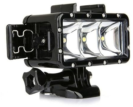Vattentät dykning spotljus LED-ljus videolampa fotografisk dyklampa kameratillbehör för GoPro Hero 5 4 3+ 3 SJ4000