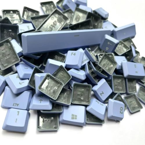 LZYDD Tastenkappe mit Hintergrundbeleuchtung für Logitech G915TKL G915 G913 G815 G813 Tastatur-Tastenkappen, 111 volle Tasten. Ersatz-Tastenkappen zum Selbermachen, farbige Tastenkappen (Violett)