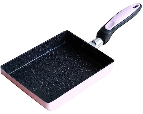 CIYODO 1stück Tamagoyaki Pfanne Rechteckige Antihaft-eierpfanne Für Induktions Und Gasherd Ergonomischer Griff Küchenutensilien Zum Zubereiten Von Japanischen Omelettes Farbvarianten
